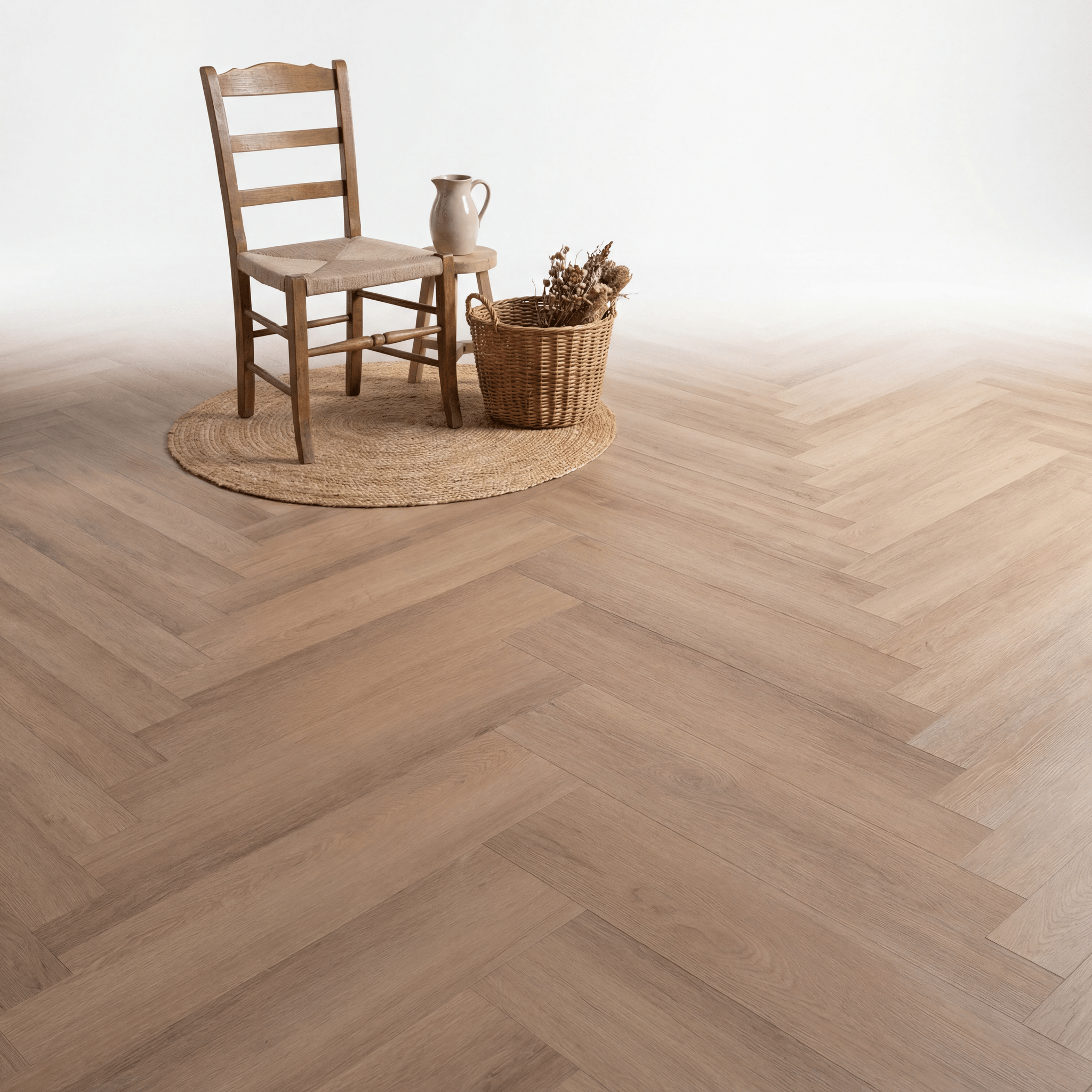 Altessa Visgraat Smoky Plak PVC - Vloerenbeer