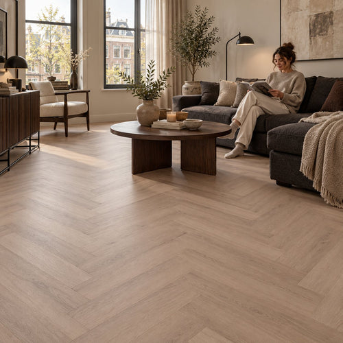 Altessa Visgraat Smoky Plak PVC