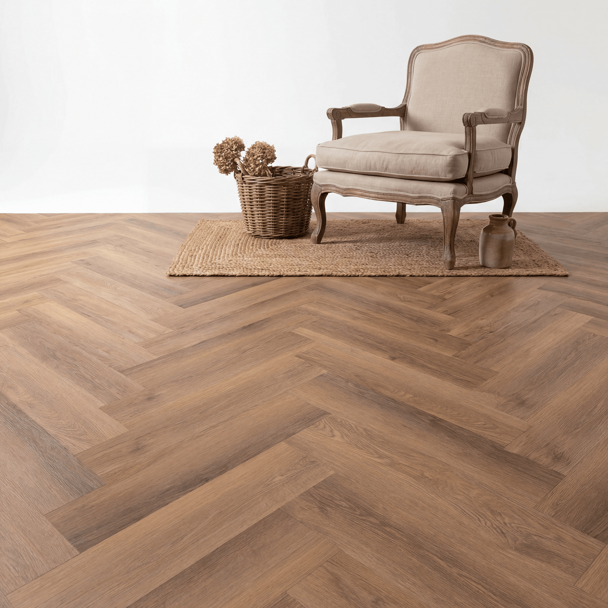 Altessa Visgraat Warm Oak Plak PVC - Vloerenbeer