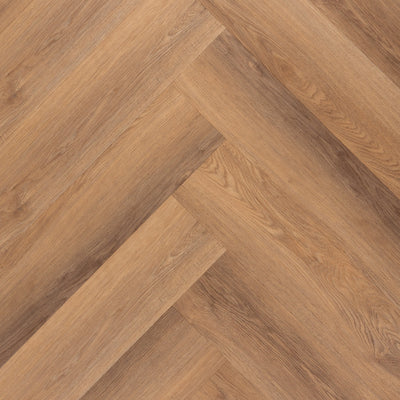 Altessa Visgraat Warm Oak Plak PVC – de vloer van dichtbij