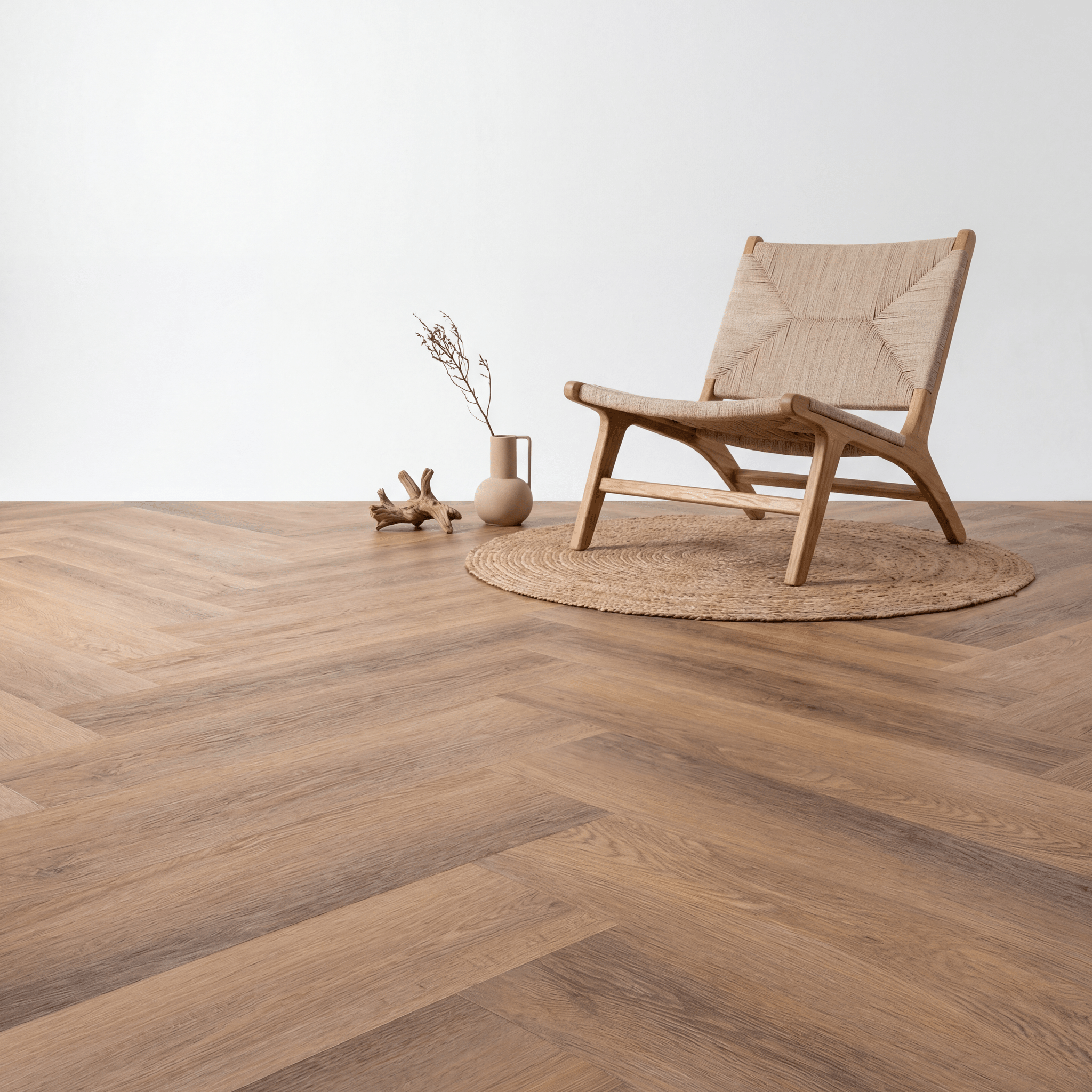 Altessa Visgraat Warm Oak Plak PVC - Vloerenbeer