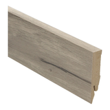 Plinthe droite plaquée 70x14 chêne ancien clair