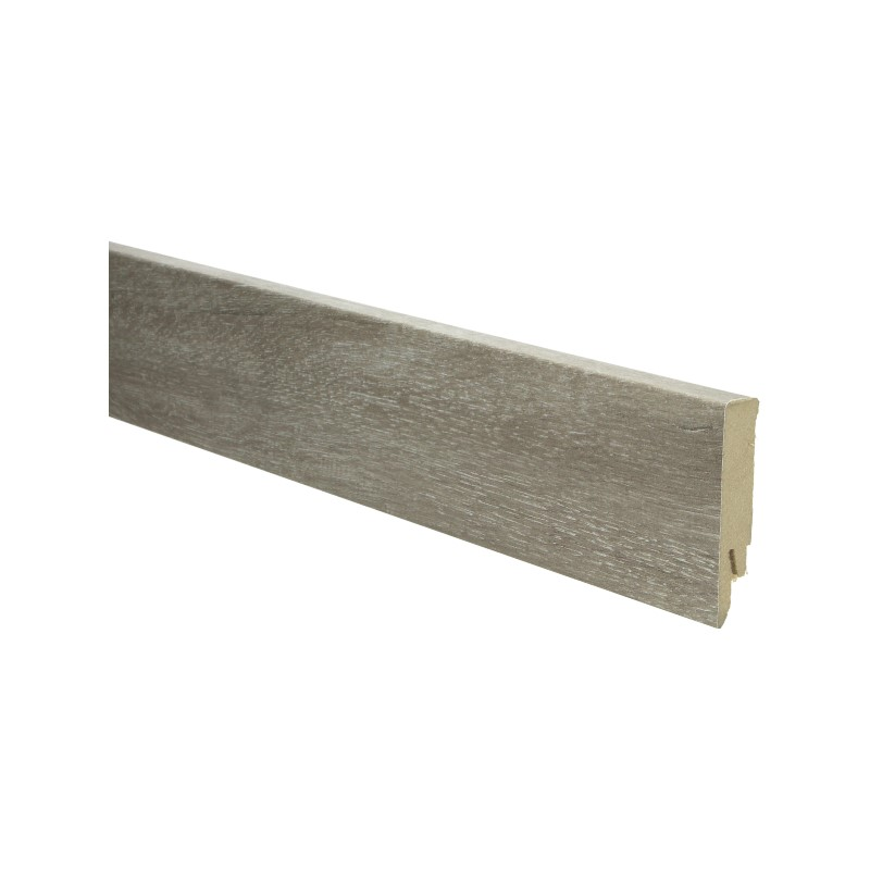 Plinthe droite en mélaminé 70x14 chêne miel