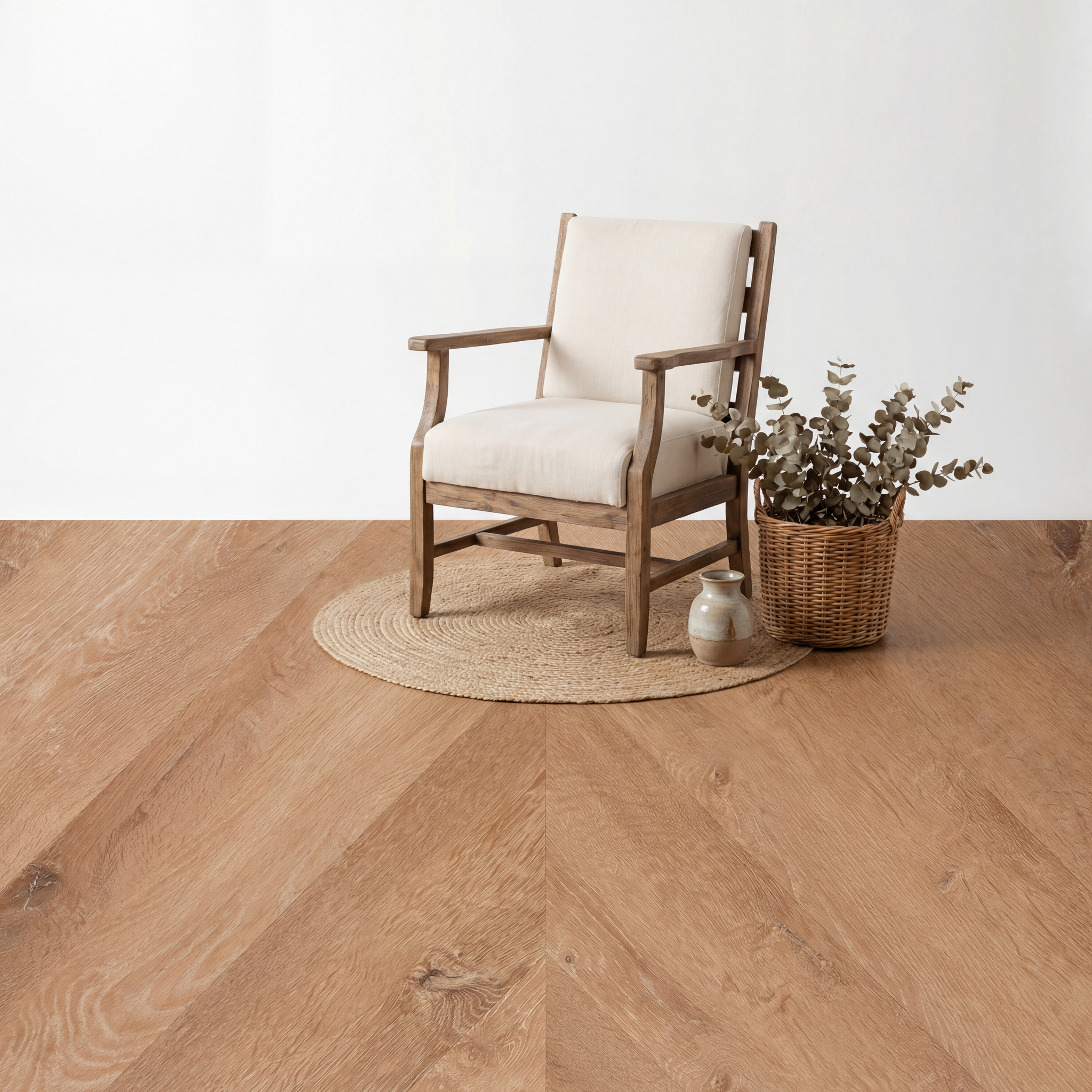 Lux Tenebrae Chevron Chêne Chaud Dalles PVC