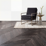 Lux Tenebrae Chevron Chêne Noir Brûlé Lame PVC