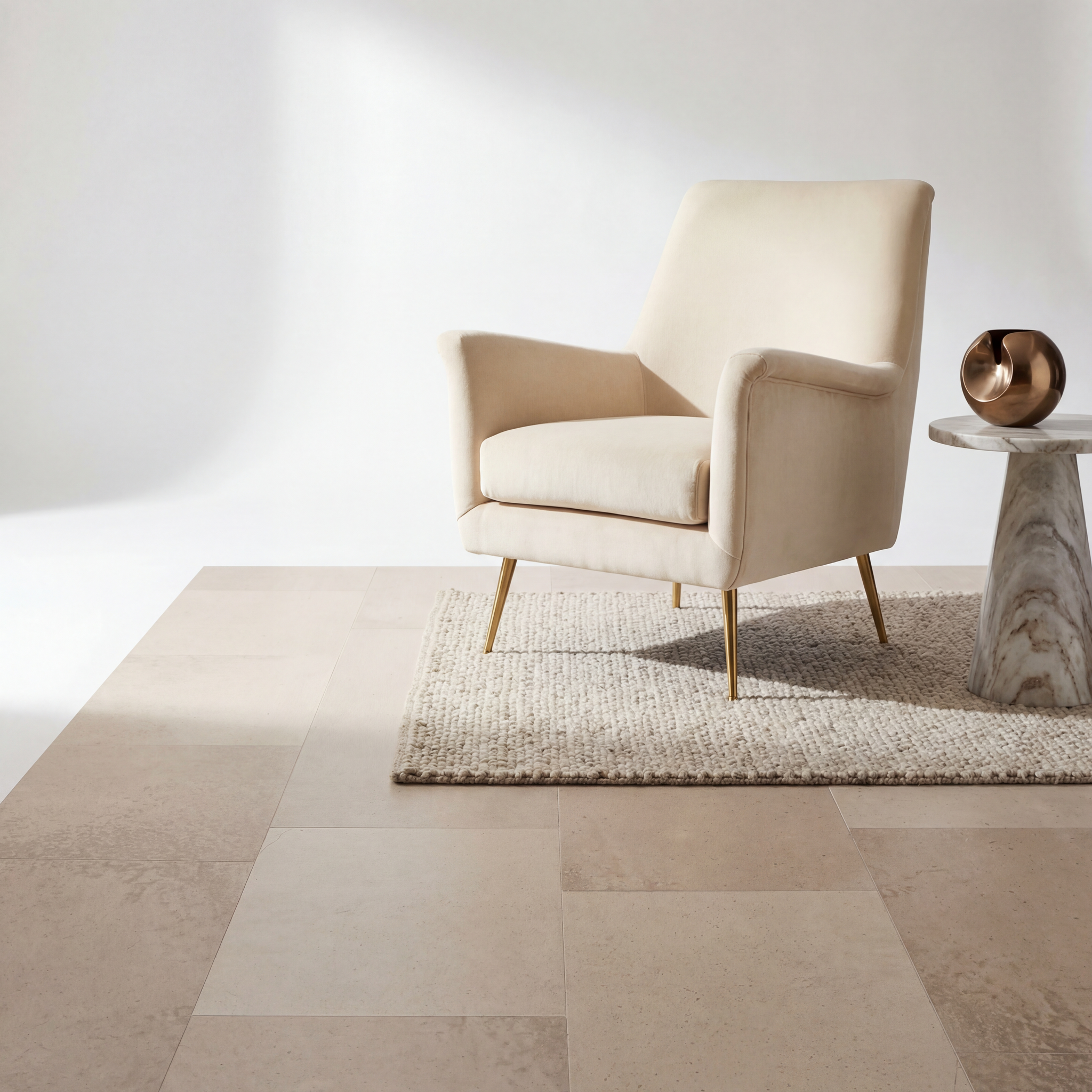 Aura Terrena Beige Plak PVC