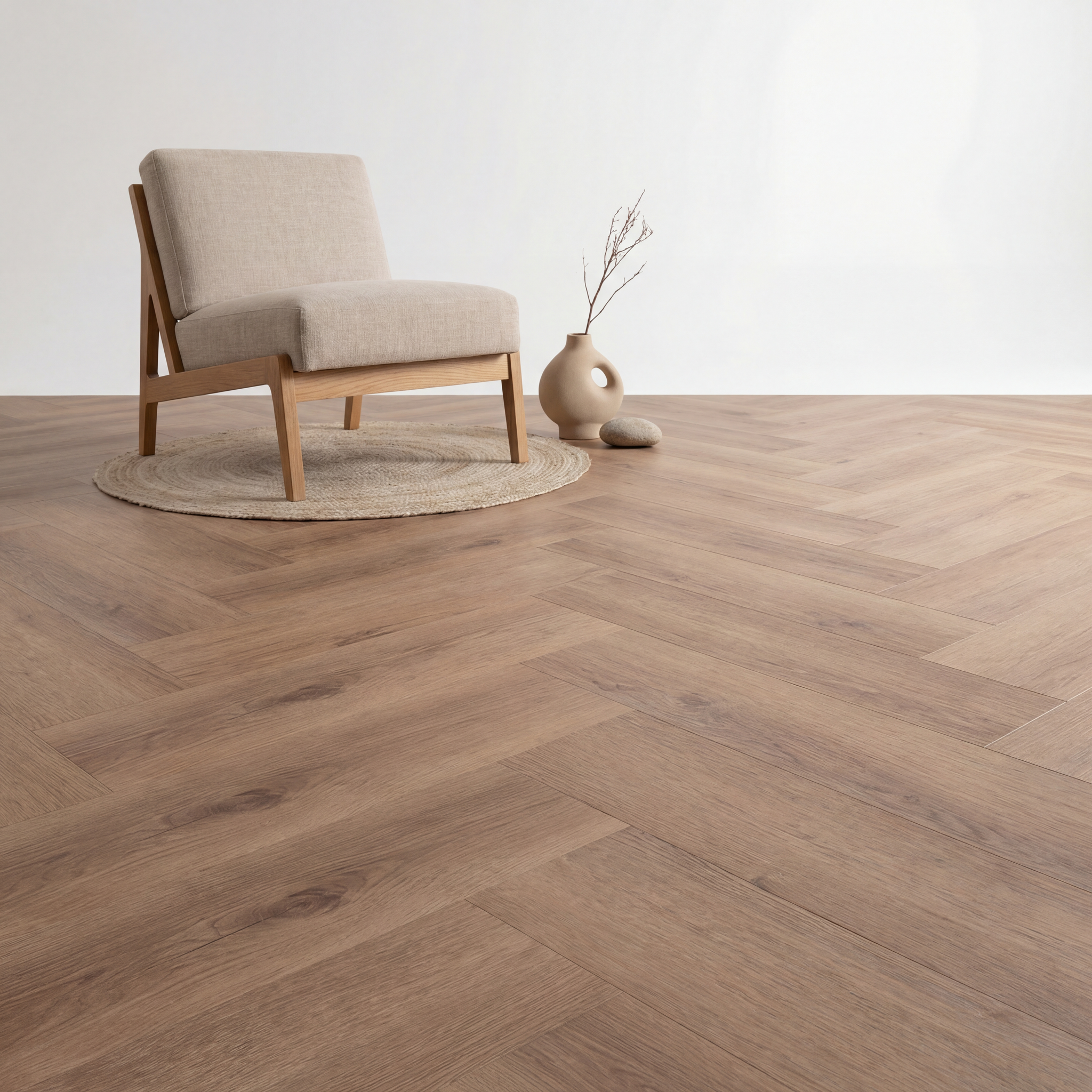 Essence Visgraat Light Oak Klik PVC