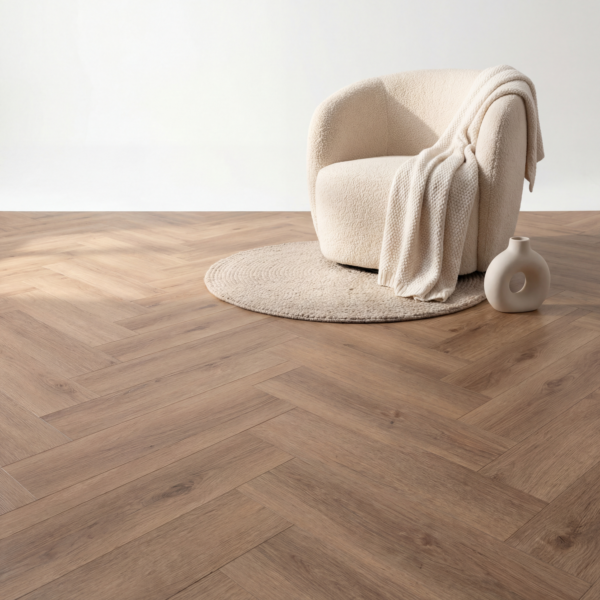 Essence Visgraat Light Oak Klik PVC