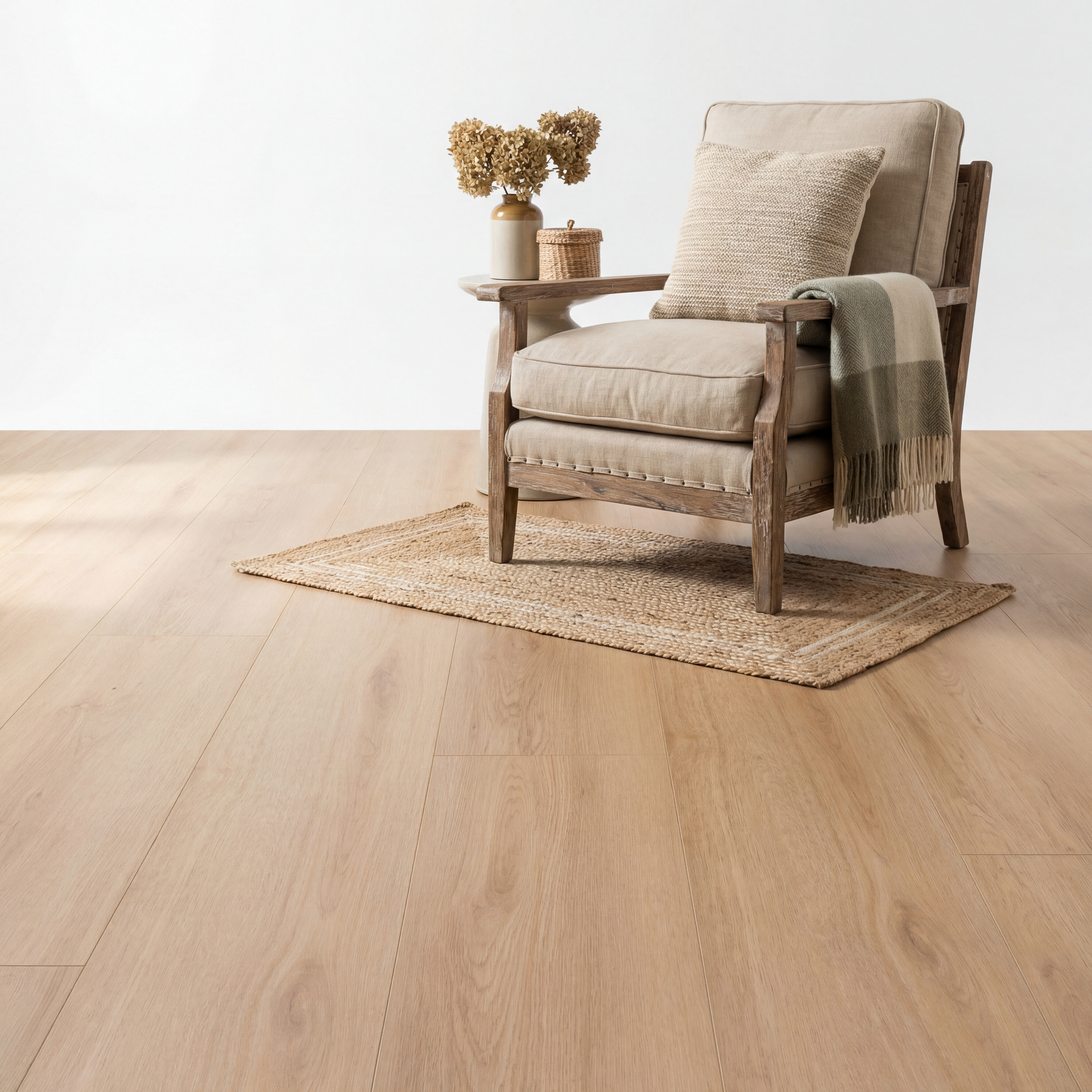 Madera Planche Droite Beige Plak PVC