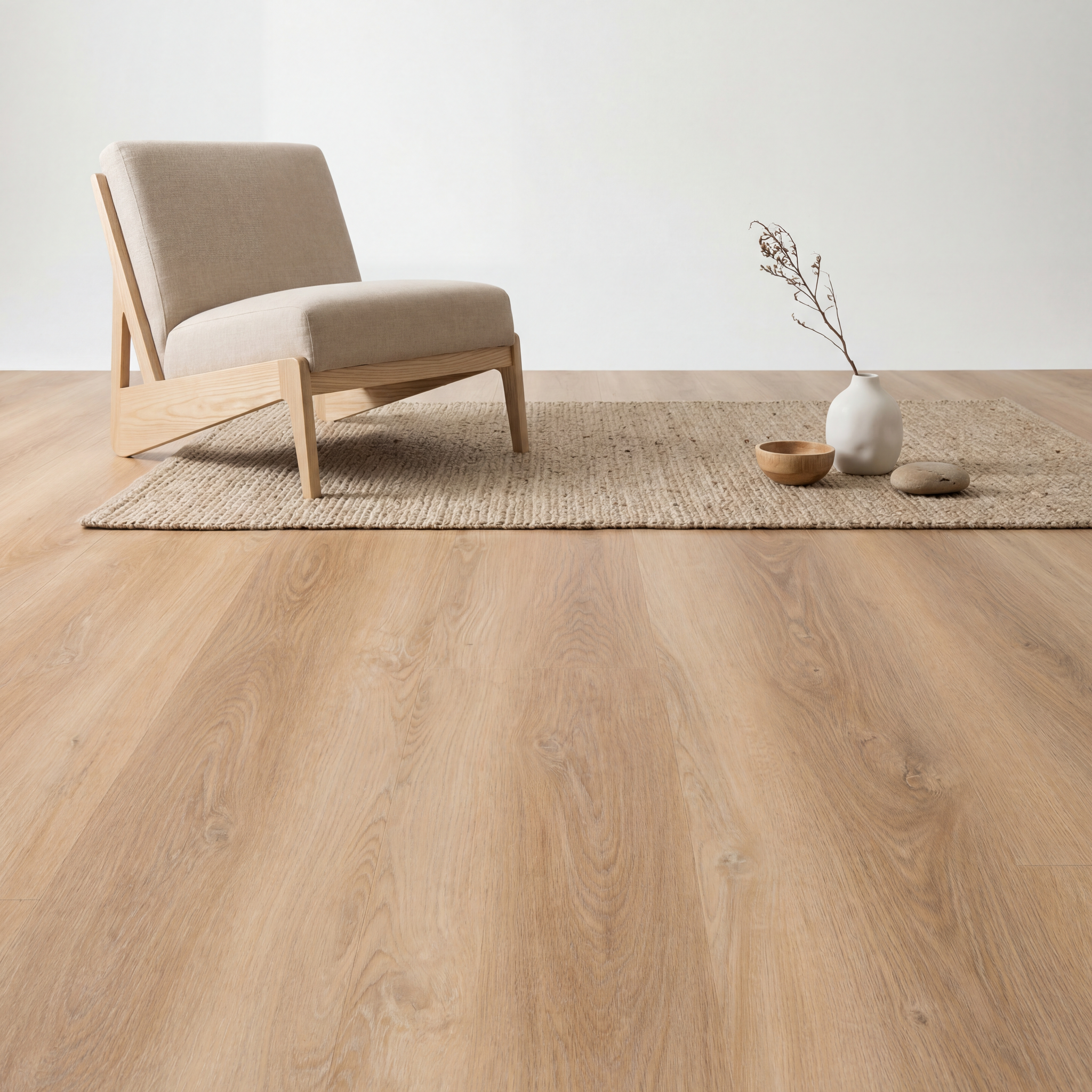 Madera Planche Droite Naturel PVC en Lames