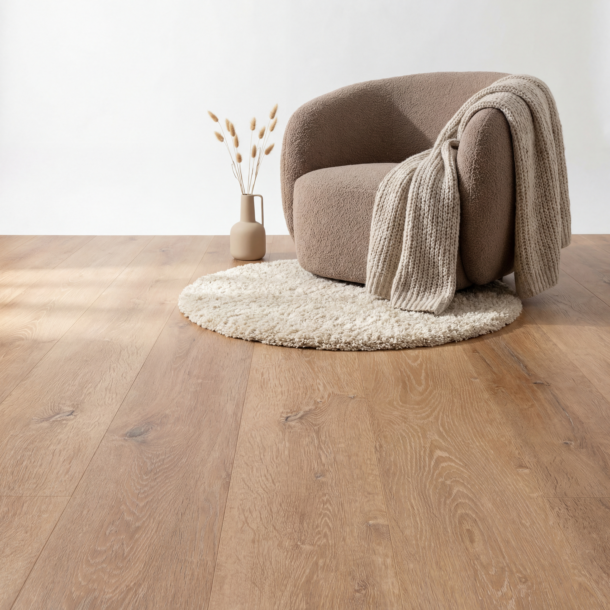 Lux Tenebrae Planche Droite Chêne Chaud Lame PVC