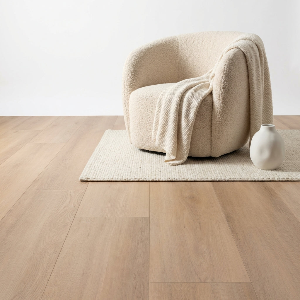 Altessa Planche Droite White Wash Smoky PVC à coller