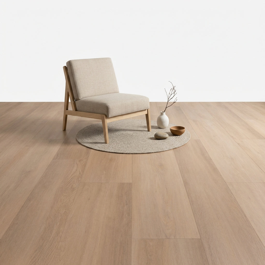 Altessa Planche Droite White Wash Smoky PVC à coller