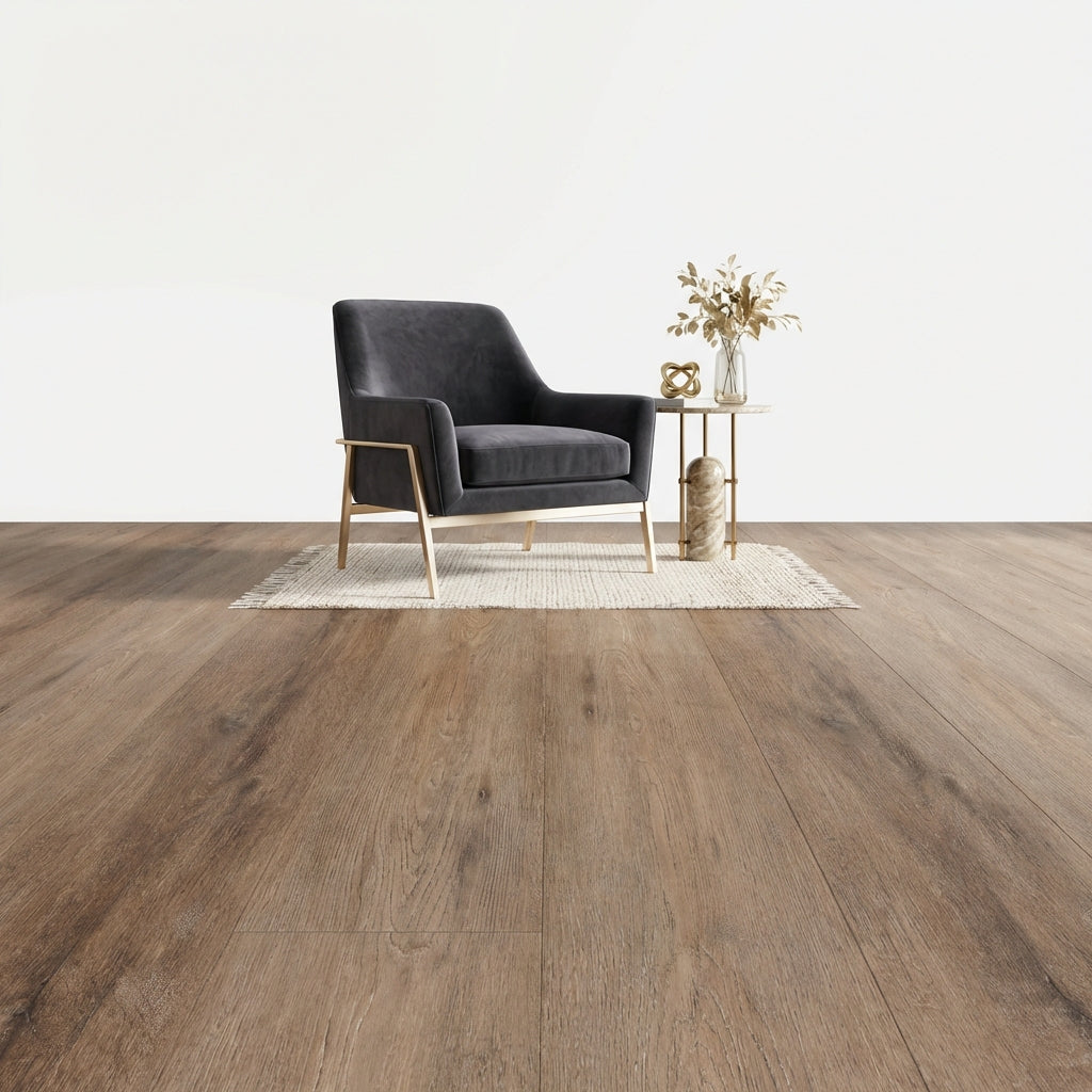 Lux Tenebrae Planche Droite Chêne Foncé Planche PVC