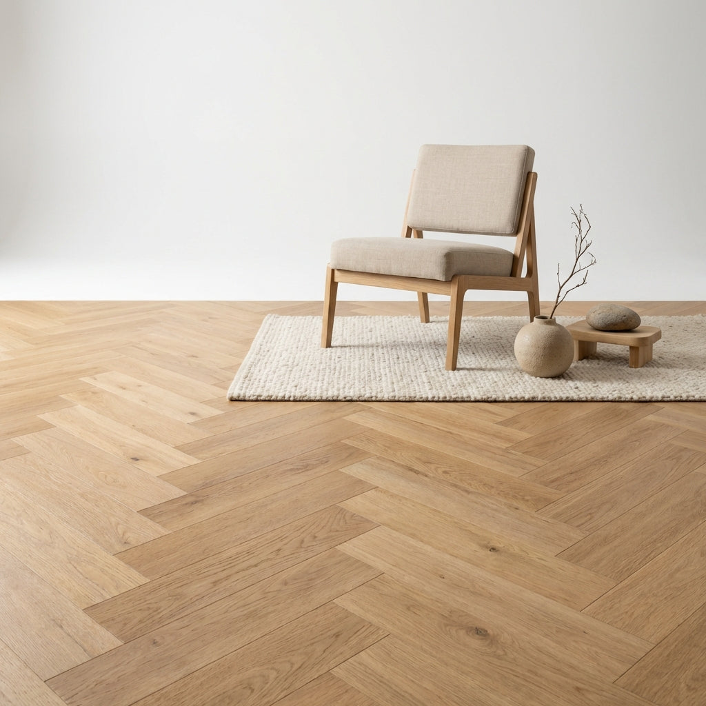 PVC à coller Madera Warm Oak Chevrons