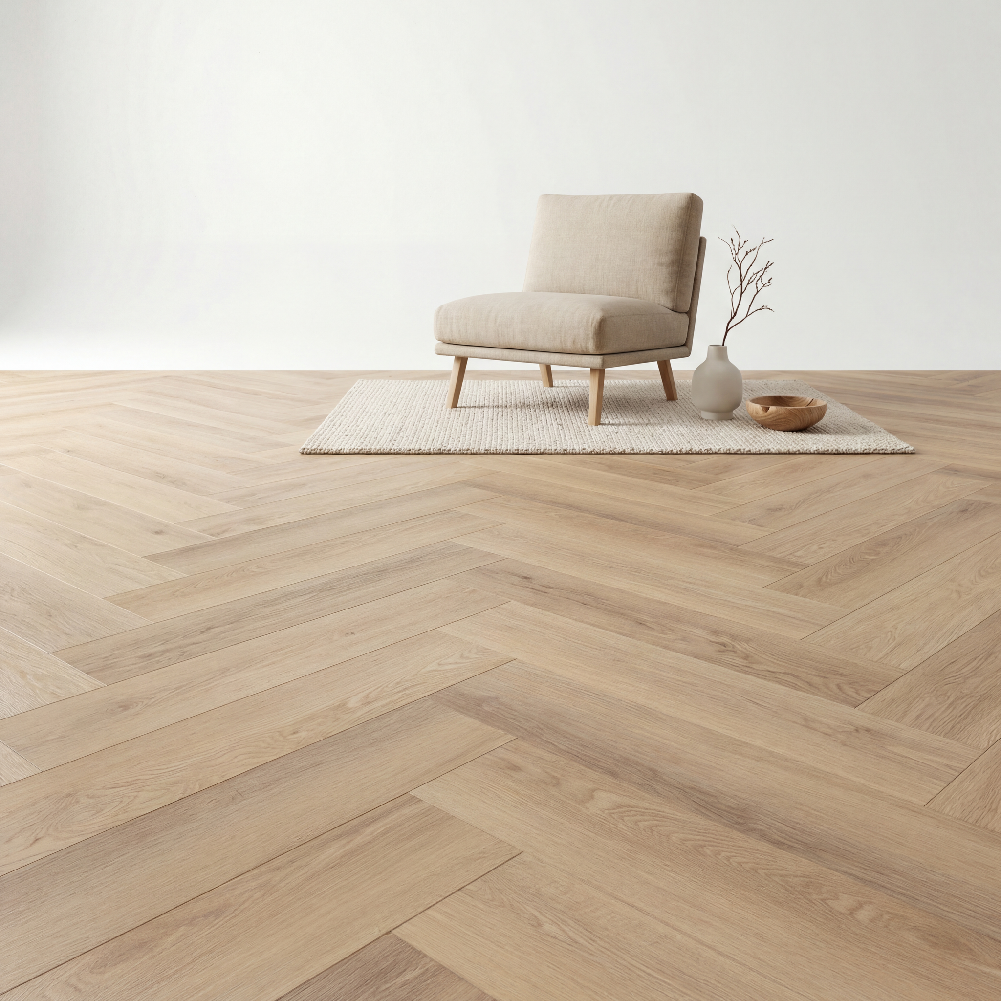 PVC en lames Altessa Chevrons Beige