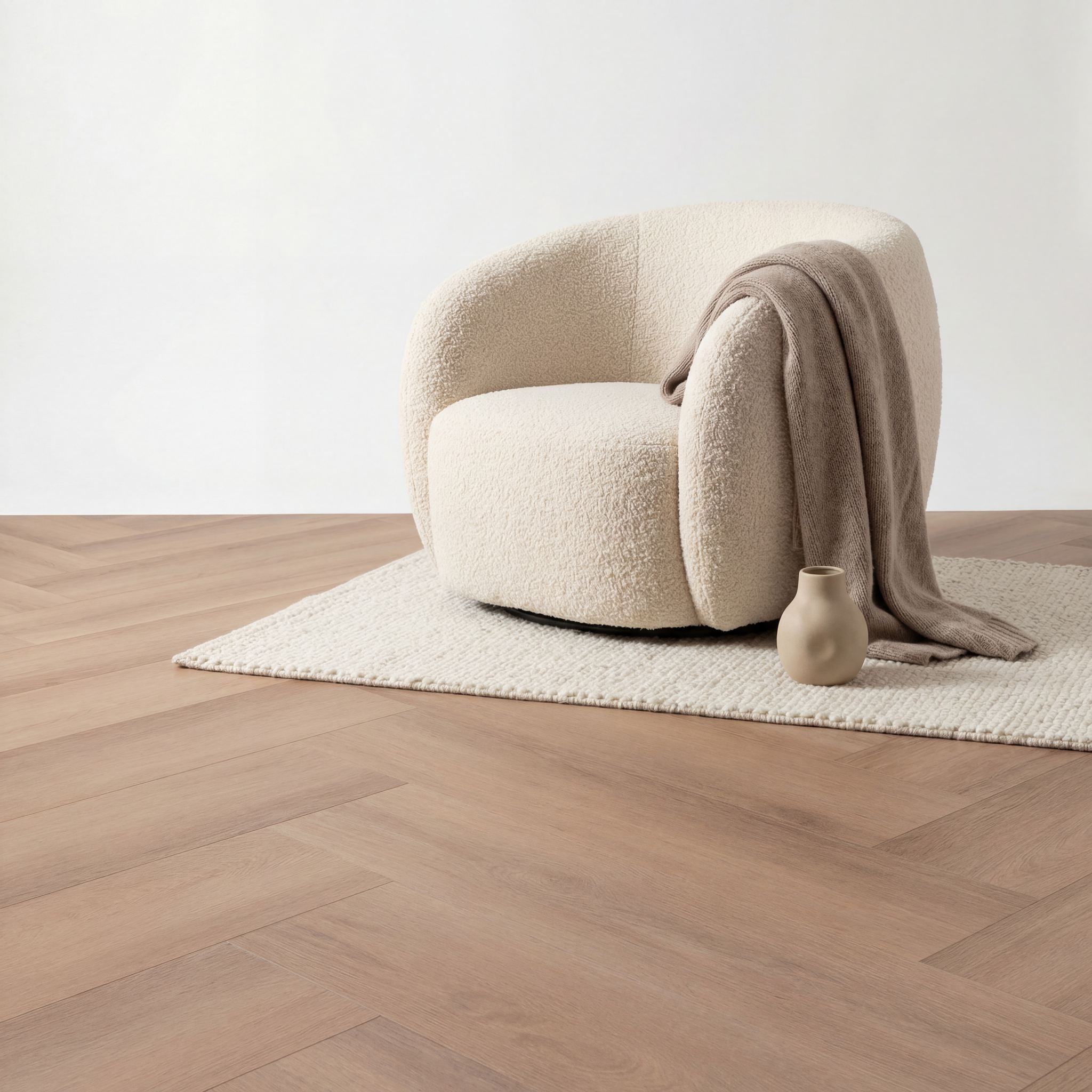 Altessa Chevrons Smoky PVC à coller