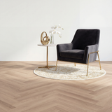 Altessa Chevrons Blanc Blanchi Fumé PVC à coller