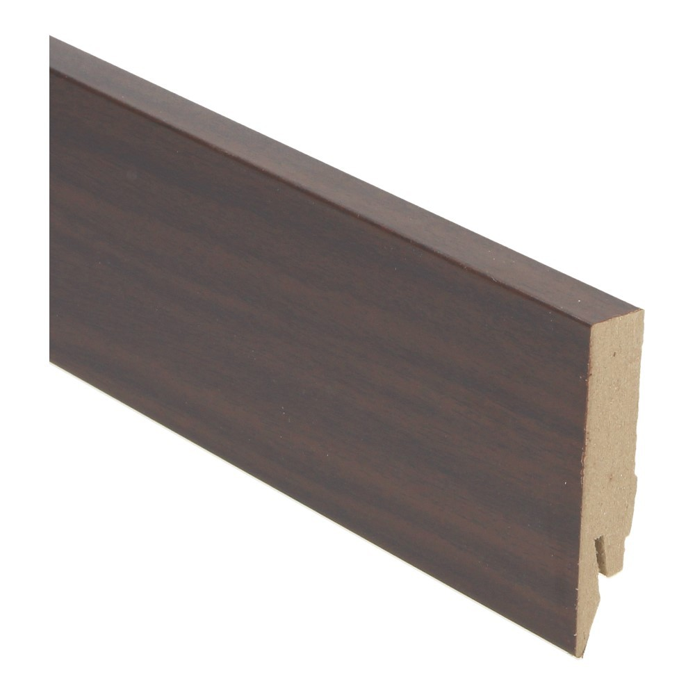 Plinthe droite 70x14 palissandre noir verni