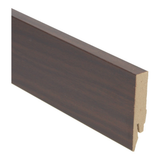 Plinthe droite 70x14 palissandre noir verni