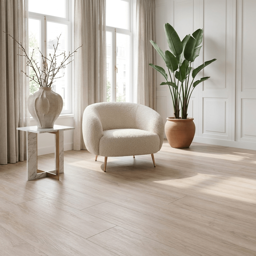 Dunea Rechte Plank Beige Oak Klik PVC - Vloerenbeer