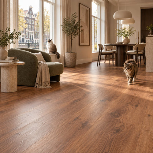 Dunea Rechte Plank Dark Oak Klik PVC