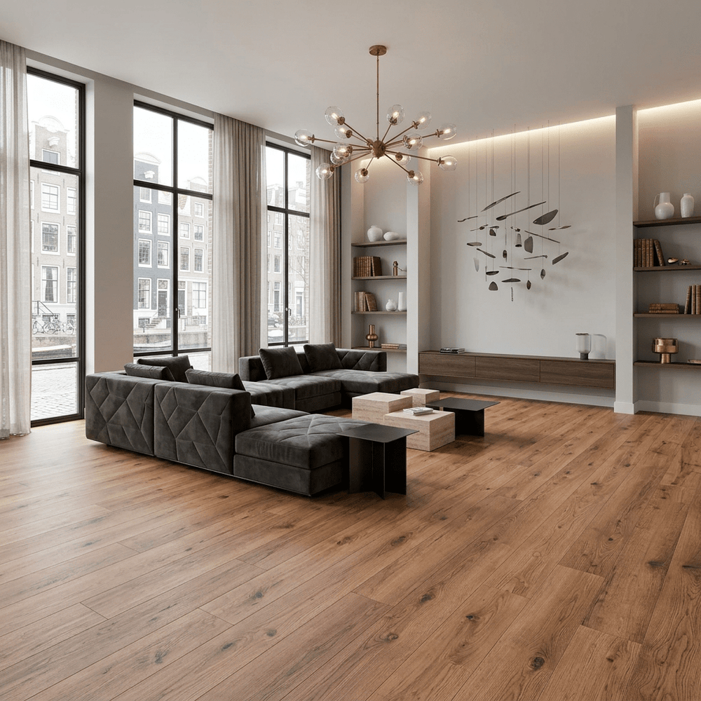 Dunea Rechte Plank Warm Oak Klik PVC - Vloerenbeer