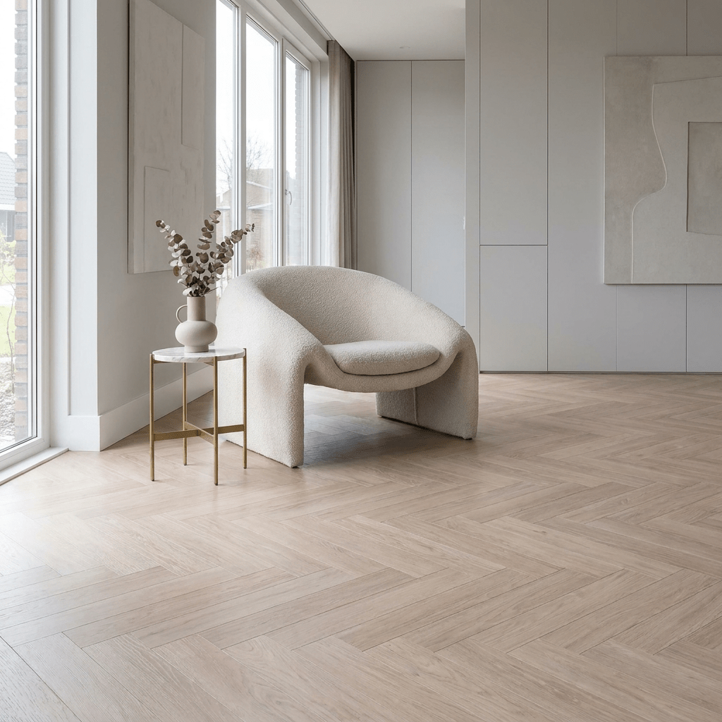 Dunea Visgraat Beige Oak Klik PVC - Vloerenbeer