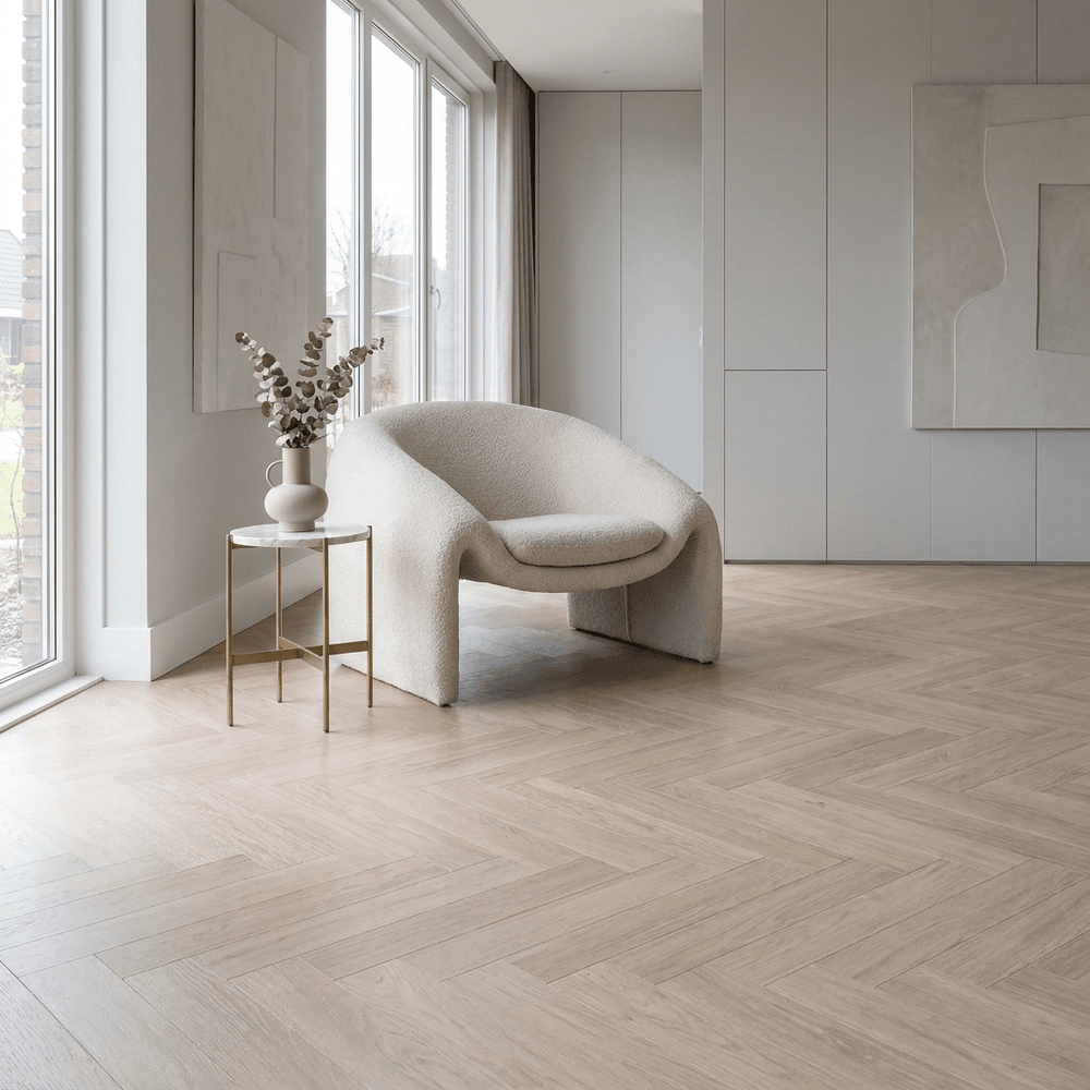 Dunea Visgraat Beige Oak Klik PVC - Vloerenbeer