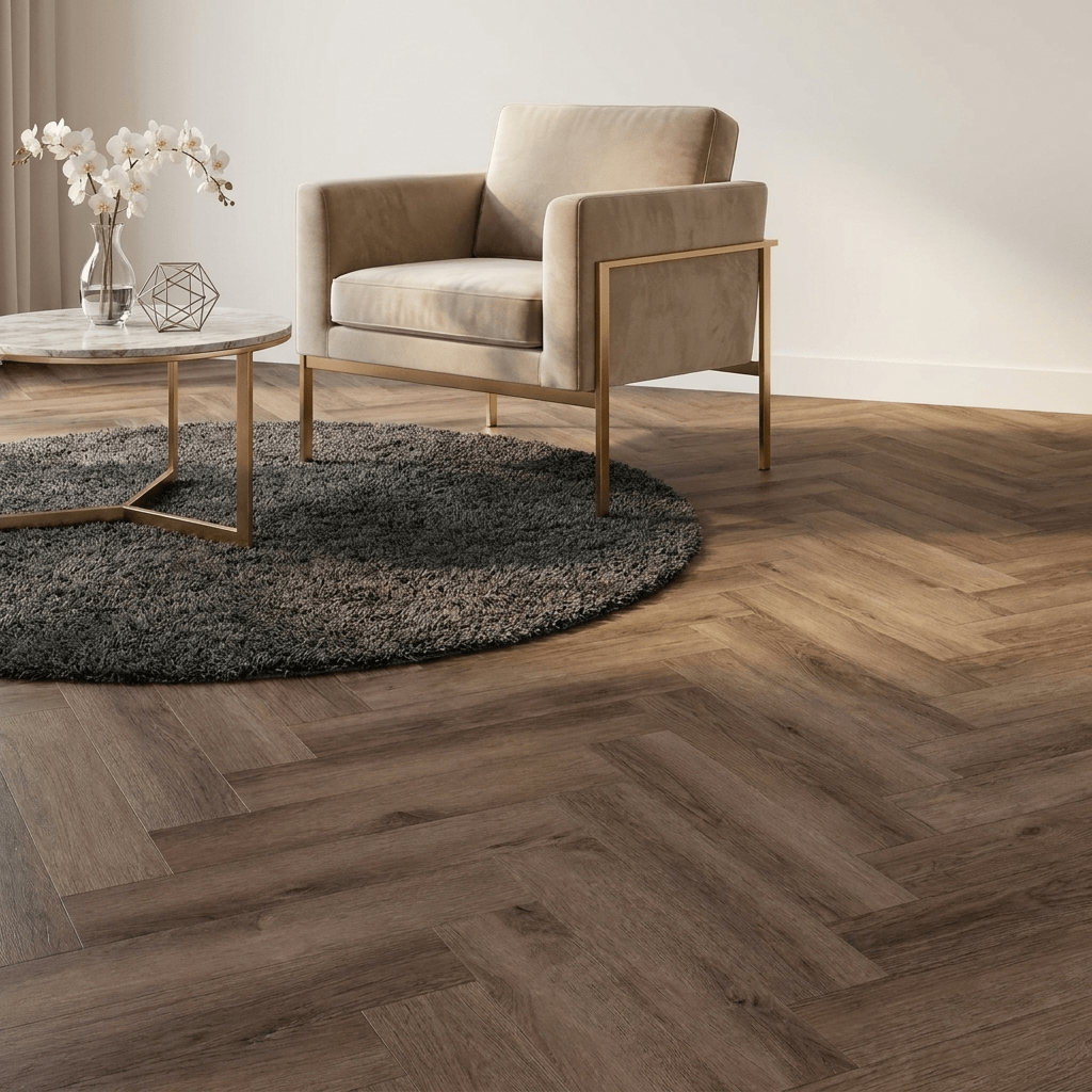 Dunea Visgraat Natural Oak Klik PVC - Vloerenbeer