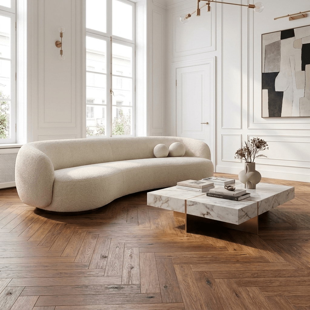 Dunea Visgraat Natural Oak Klik PVC - Vloerenbeer