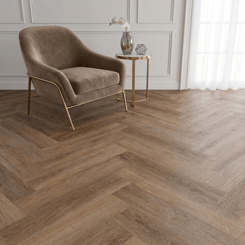 Dunea Visgraat Natural Oak Klik PVC - Vloerenbeer