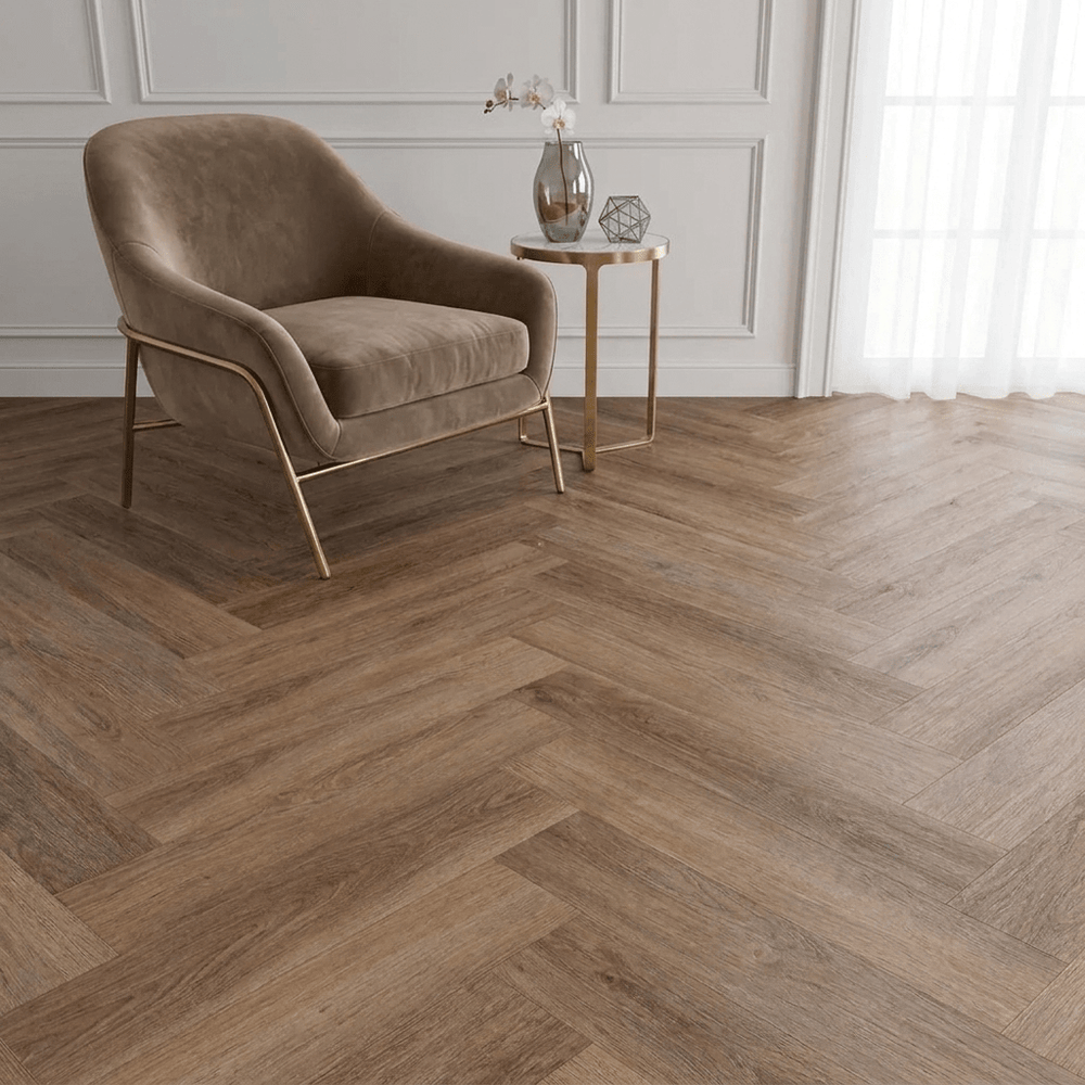 Dunea Visgraat Natural Oak Klik PVC - Vloerenbeer