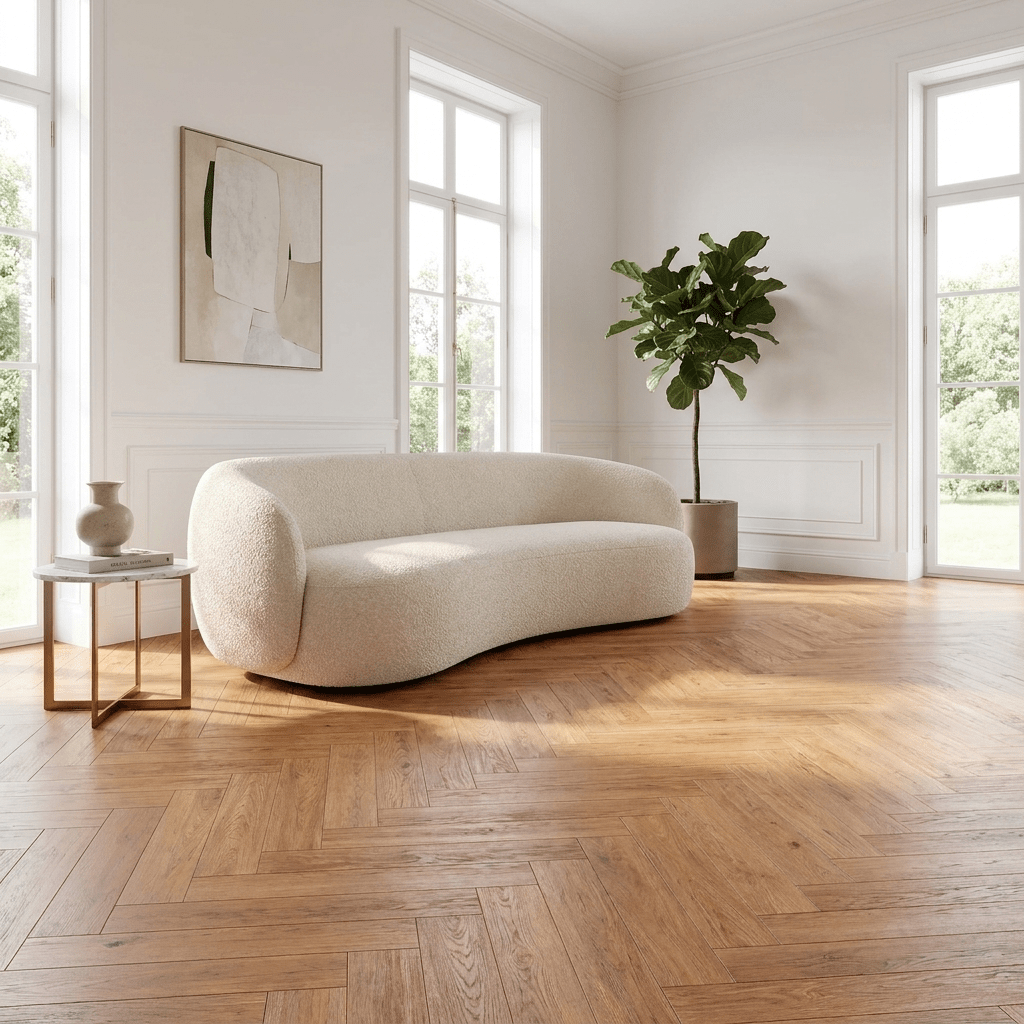 Dunea Visgraat Warm Oak Klik PVC - Vloerenbeer