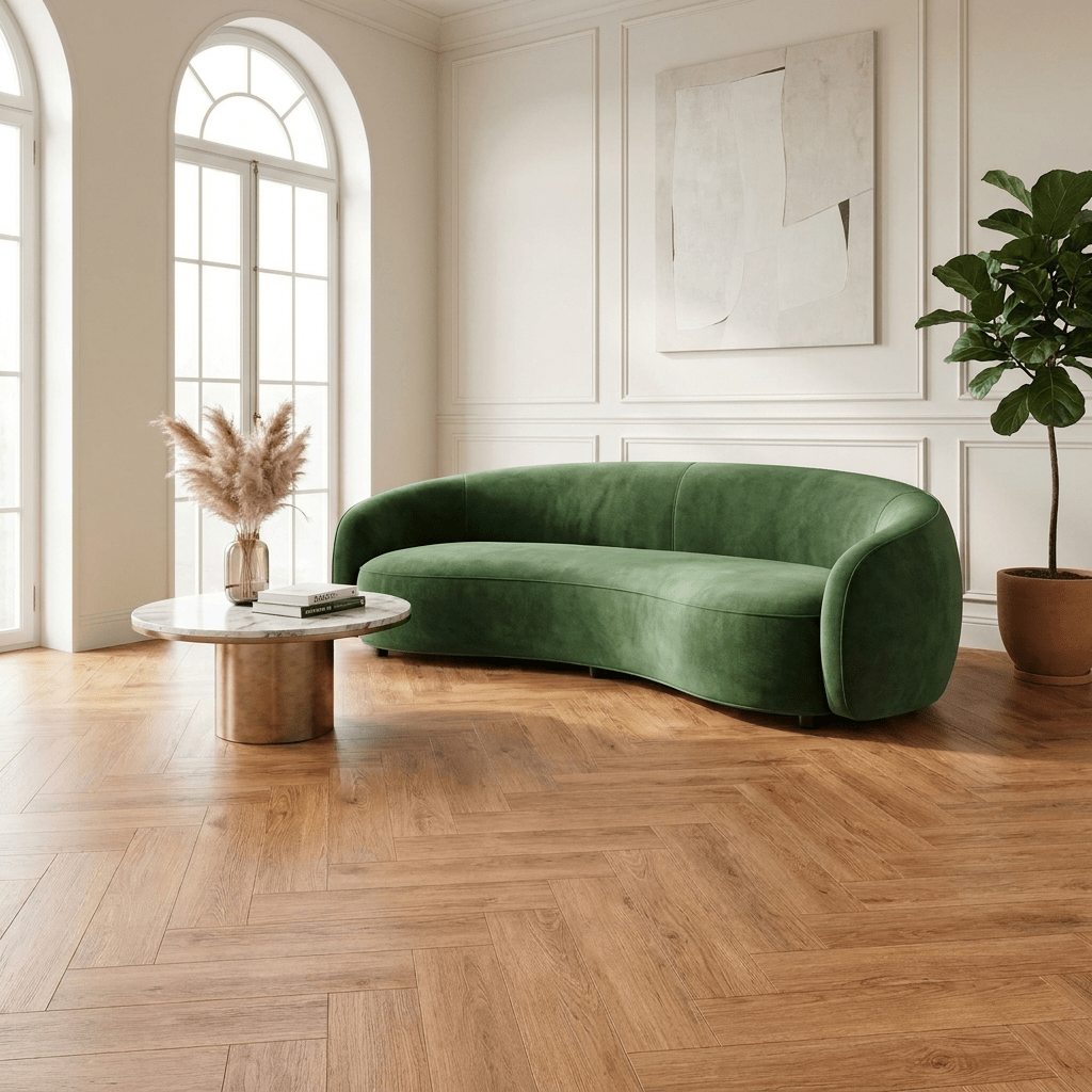 Dunea Visgraat Warm Oak Klik PVC - Vloerenbeer