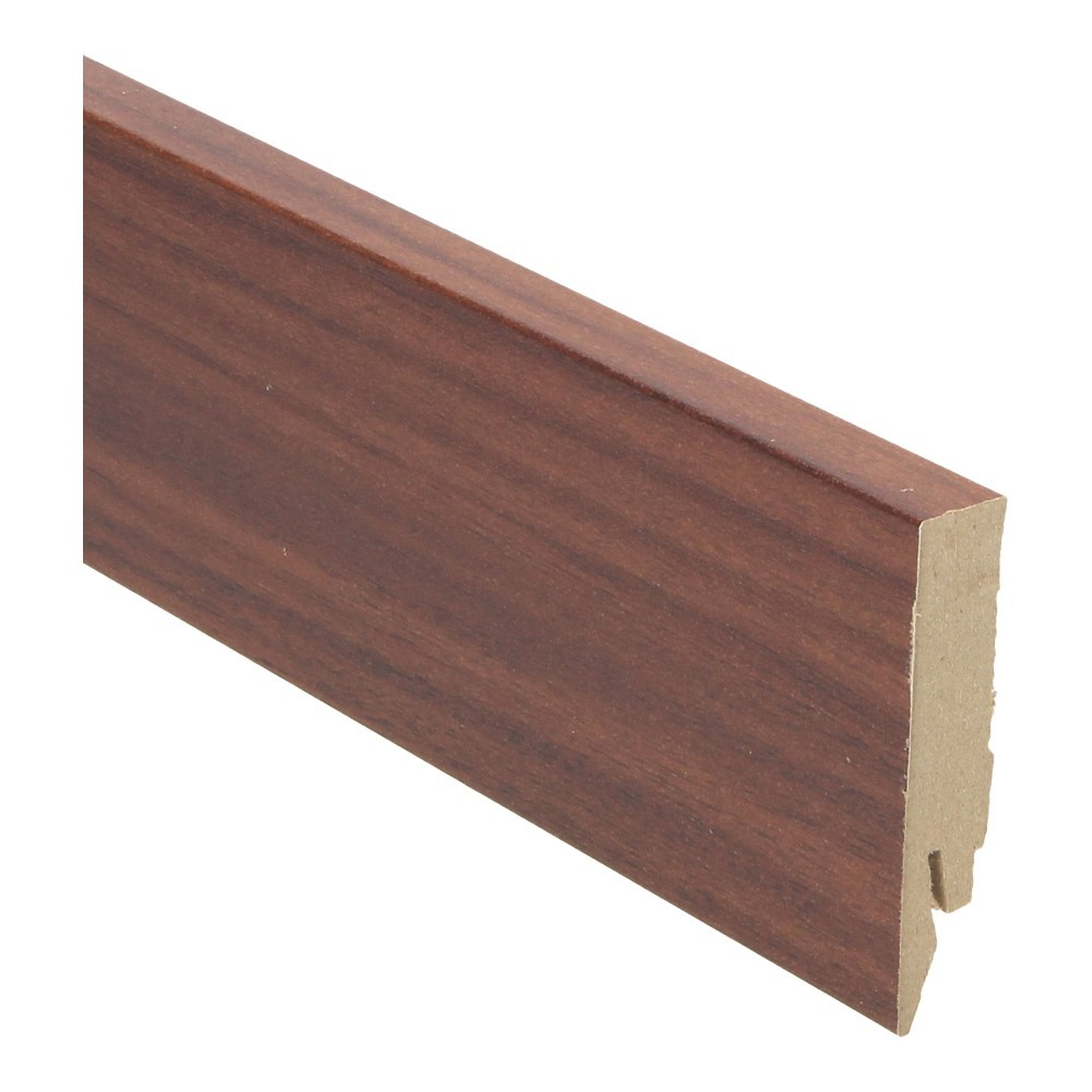 Plinthe droite filmée 70x14 acajou