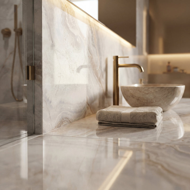 Carrelage rectifié sol et mur en grès cérame émaillé Echo Dream 60x120