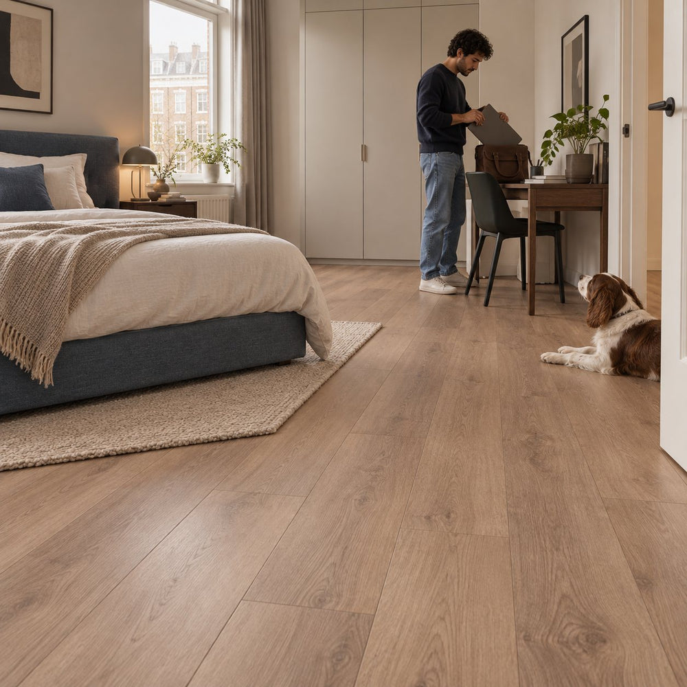 Essence Rechte Plank Light Oak Klik PVC - Vloerenbeer
