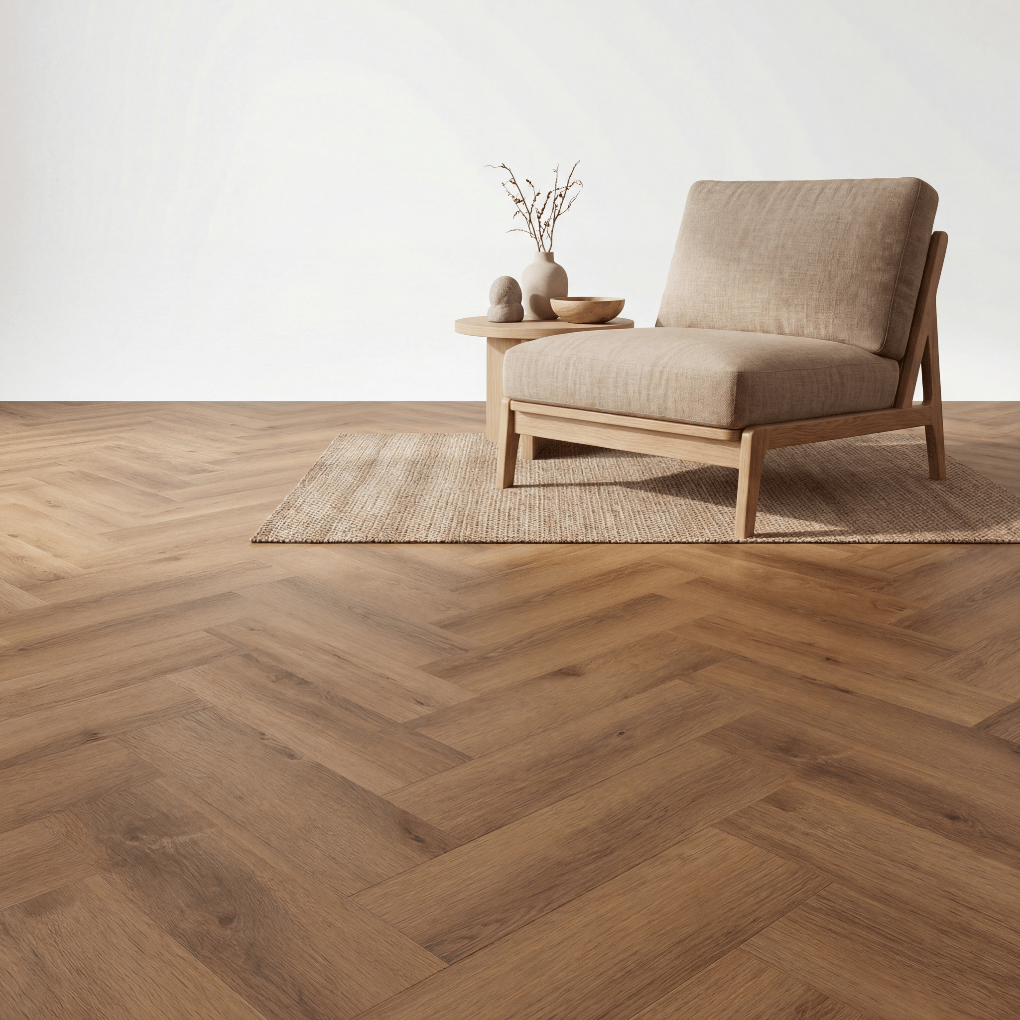 Essence Visgraat Dark Oak Klik PVC - Vloerenbeer
