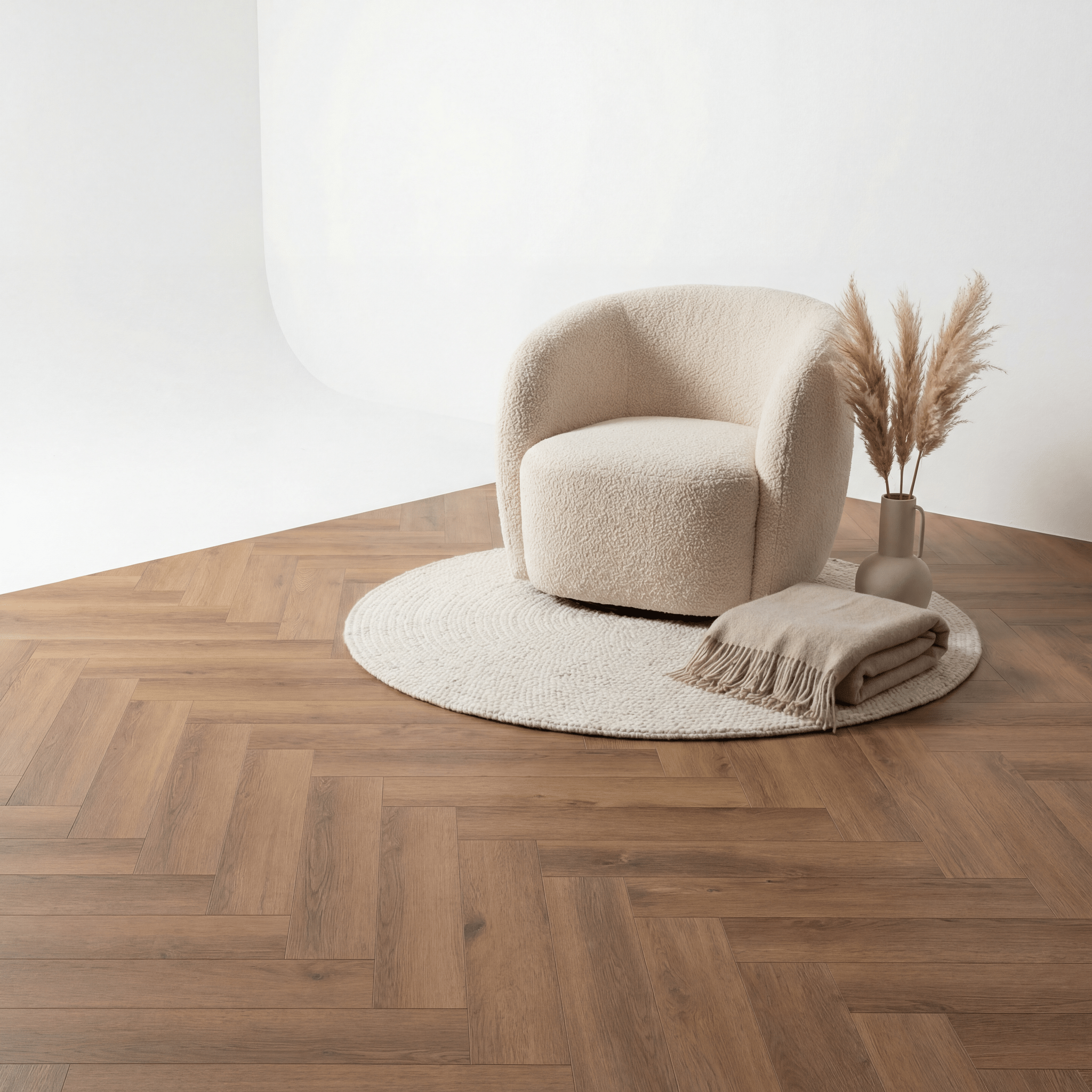 Essence Visgraat Dark Oak Klik PVC - Vloerenbeer