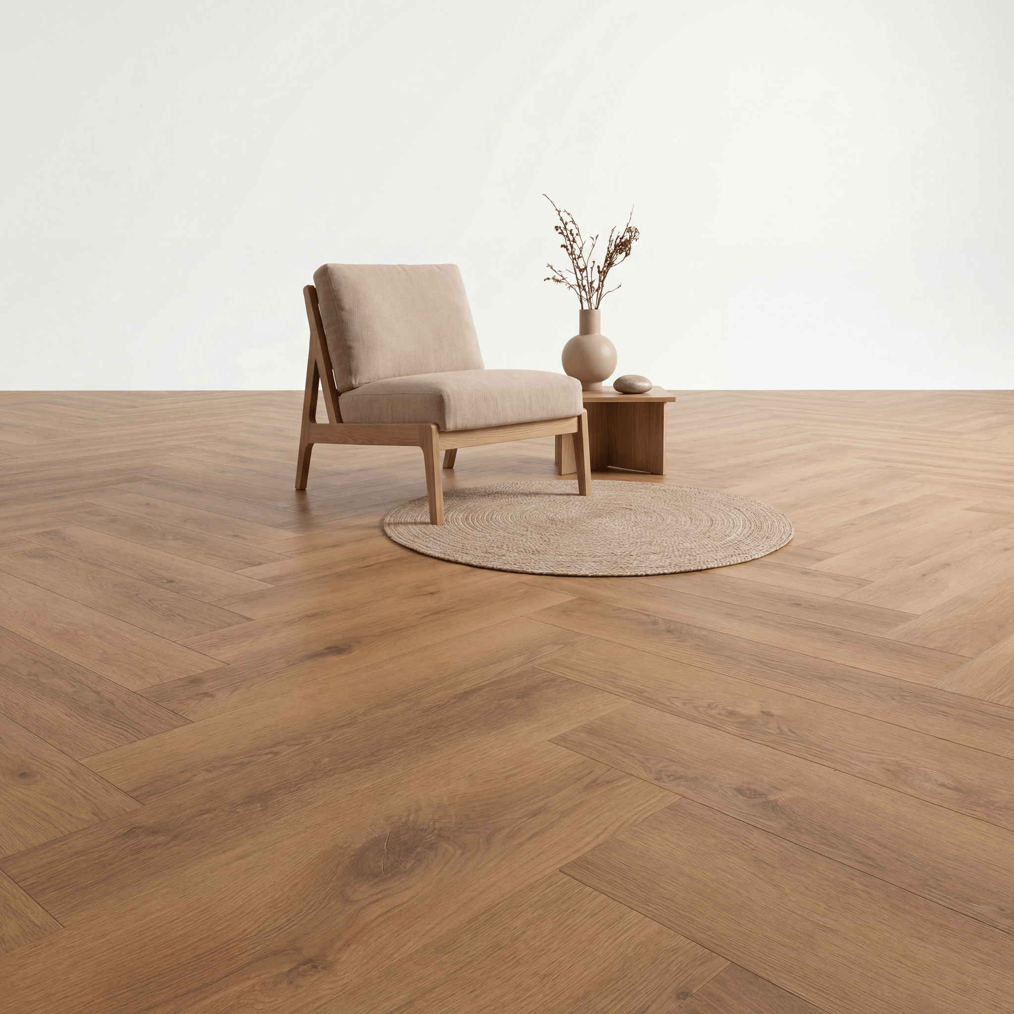 Essence Visgraat Natural Oak Klik PVC - Vloerenbeer