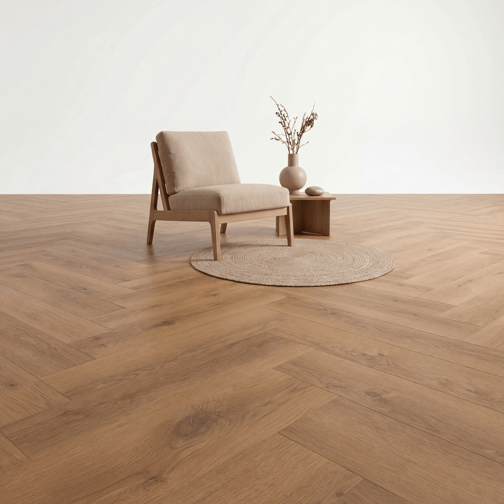 Essence Visgraat Natural Oak Klik PVC - Vloerenbeer