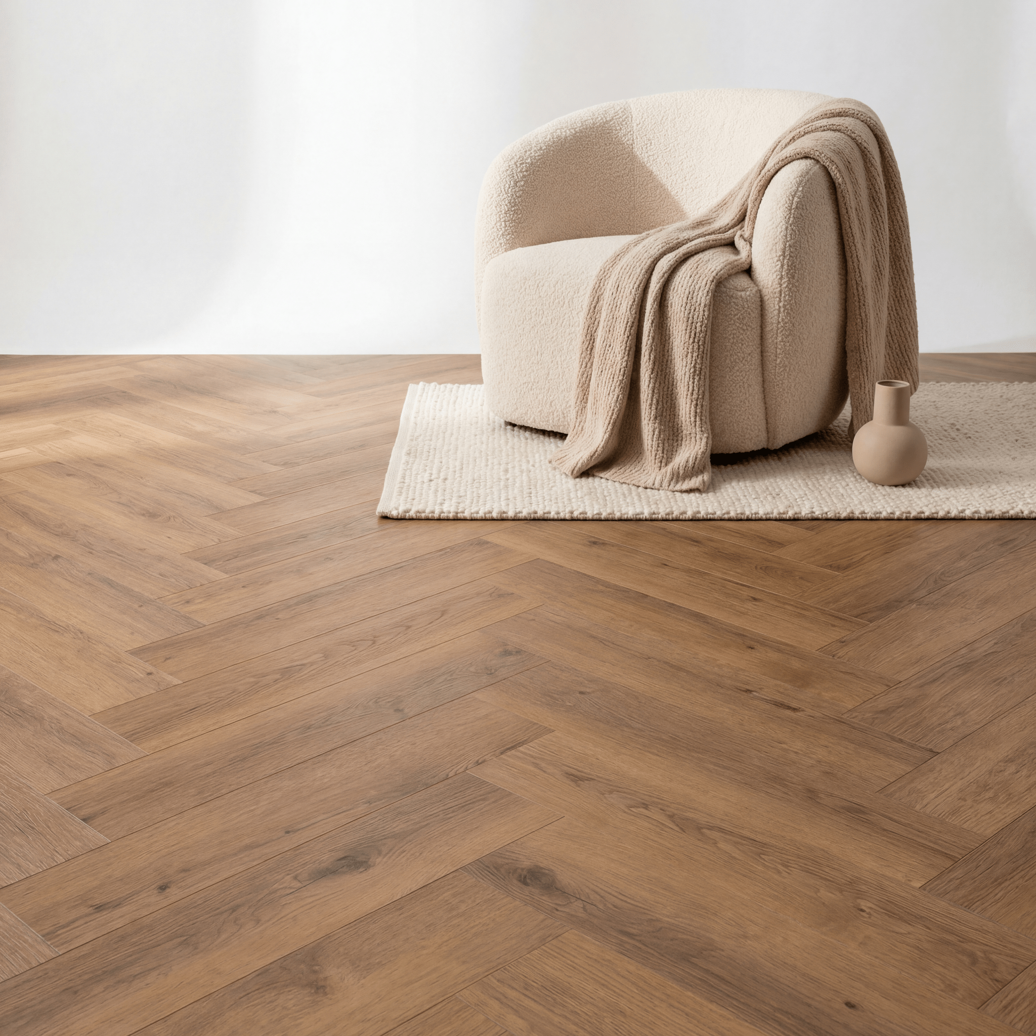 Essence Visgraat Warm Oak Klik PVC - Vloerenbeer