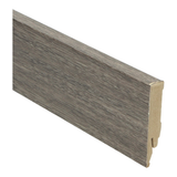 Plinthe droite filmée 70x14 chêne gris fumé
