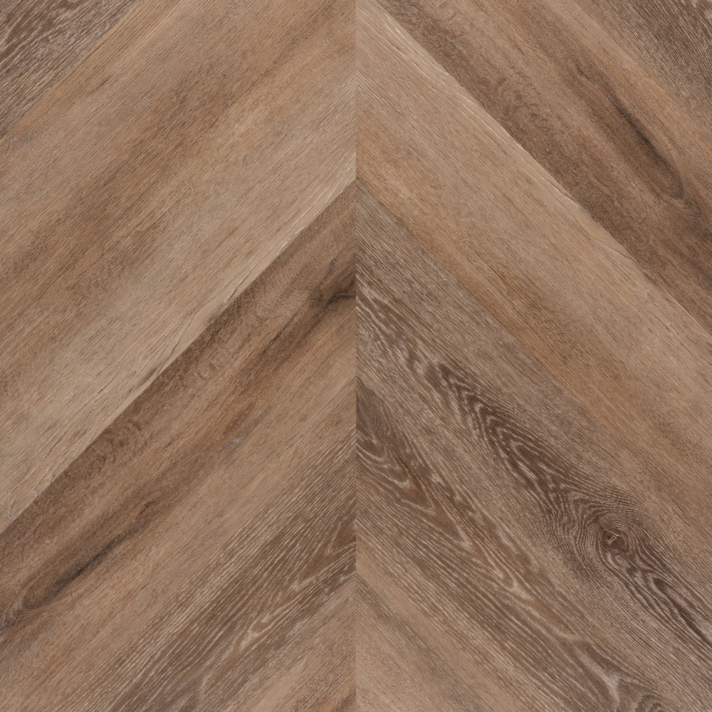 Lux Tenebrae Chevron Dark Oak Plak PVC - Vloerenbeer