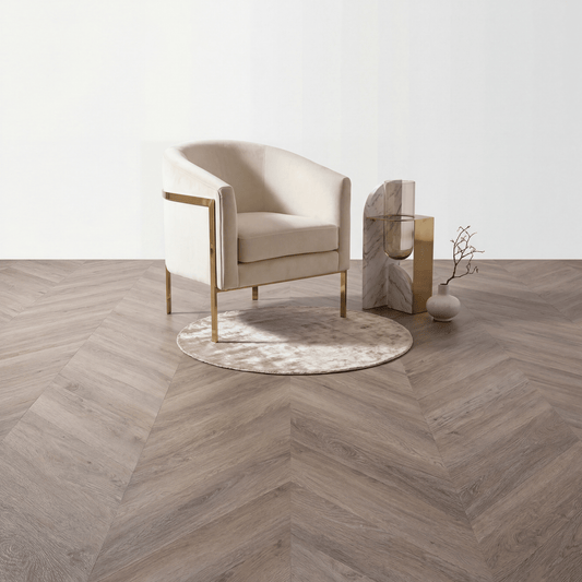 Lux Tenebrae Chevron Smoky Oak Plak PVC - Vloerenbeer