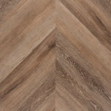 Lux Tenebrae Chevron Chêne Foncé Lames PVC
