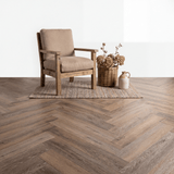 Lux Tenebrae Visgraat Dark Oak Plak PVC - Vloerenbeer