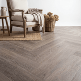 Lux Tenebrae Visgraat Smoky Oak Plak PVC - Vloerenbeer