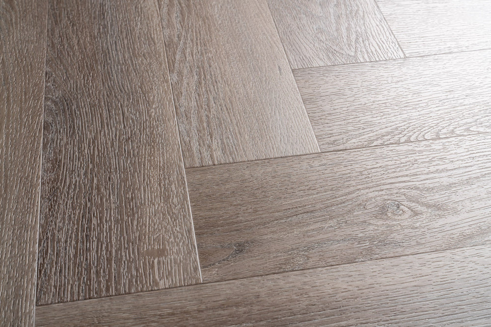 Lux Tenebrae Visgraat Smoky Oak Plak PVC - Vloerenbeer